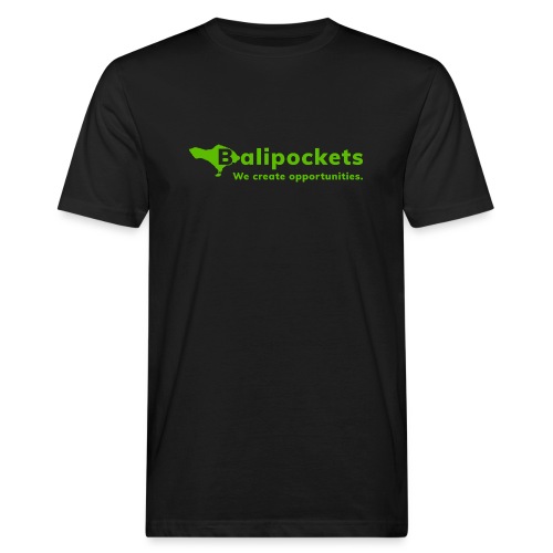 Balipockets Logo - Männer Bio-T-Shirt