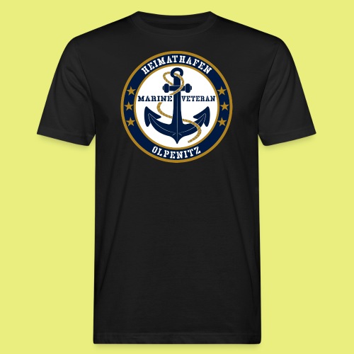 Marine Veteran Heimathafen OLPENITZ - Männer Bio-T-Shirt
