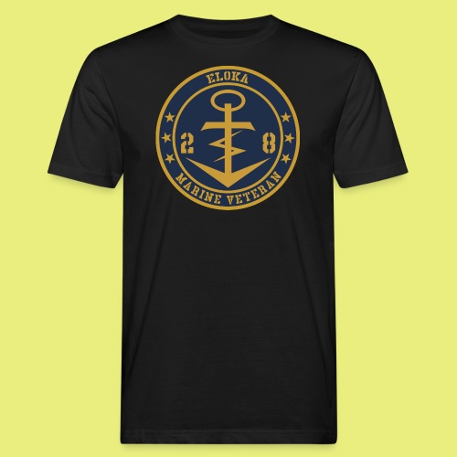Marine Veteran 28er ELOKA - Männer Bio-T-Shirt