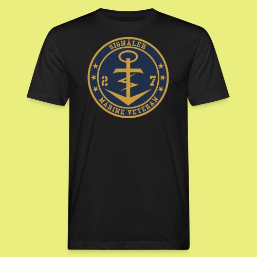 Marine Veteran 27er SIGNÄLER - Männer Bio-T-Shirt