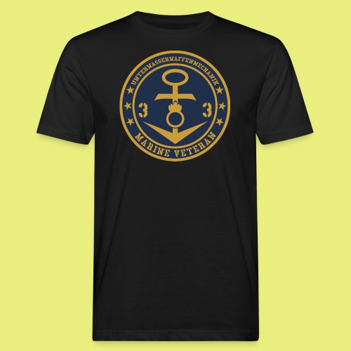 Marine Veteran 33er UNTERWASSERWAFFENMECHANIK - Männer Bio-T-Shirt