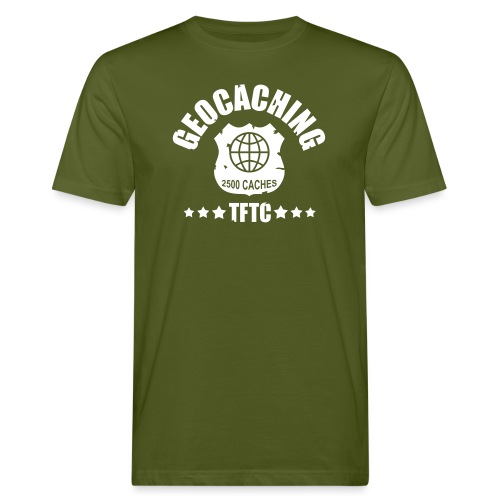 geocaching - 2500 caches - TFTC / 1 color - Männer Bio-T-Shirt