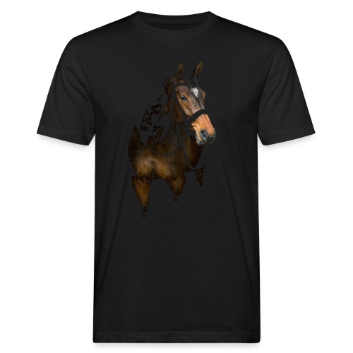 Pferd - Männer Bio-T-Shirt