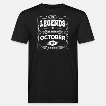 True legends are born in October - Organic T-shirt for men