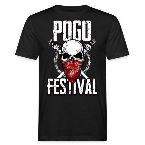 POGO FESTIVAL - HEUTE TRINKEN WIR RICHTIG - Männer Bio-T-Shirt