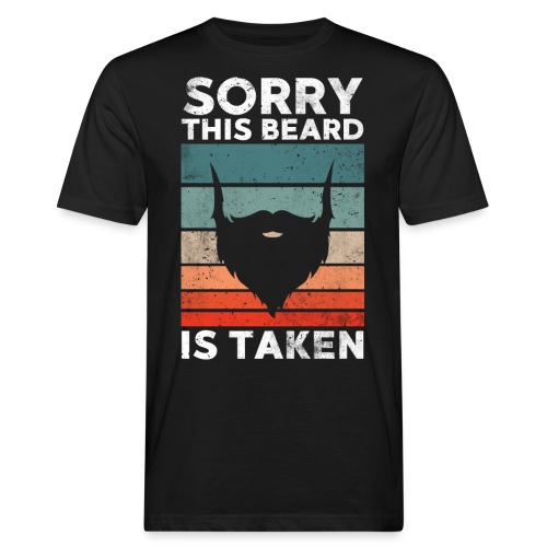Sorry dieser Bart ist vergeben Geschenk - Männer Bio-T-Shirt