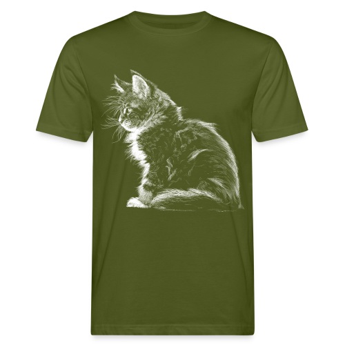 Kätzchen - Männer Bio-T-Shirt