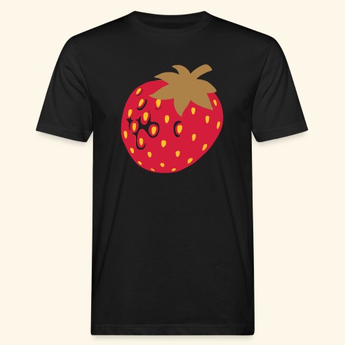 Erdbeere - Männer Bio-T-Shirt