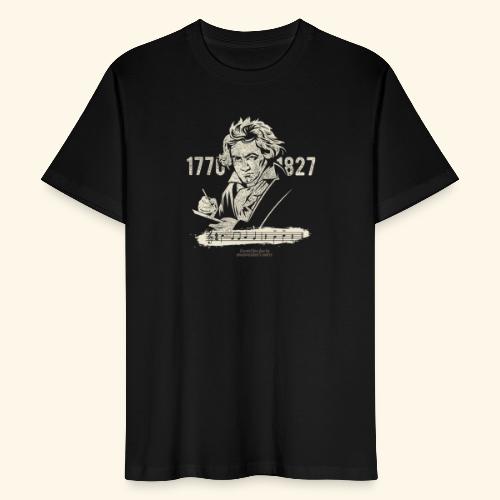 Beethoven Noten - Männer Bio-T-Shirt