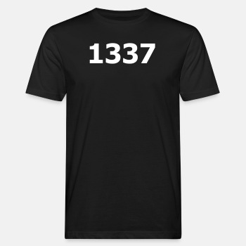 1337 - Økologisk T-skjorte for menn