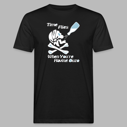 Time Flies Ouzs Shirt - Männer Bio-T-Shirt