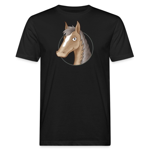 Pferdchen - Männer Bio-T-Shirt