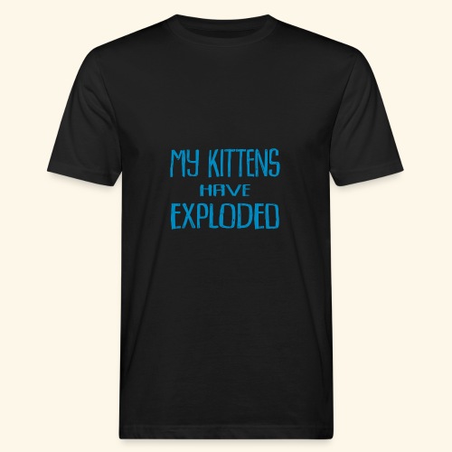 Kittens Blue - Ekologisk T-shirt herr