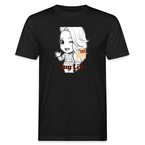 Miss Lopez Pug Life - Ekologisk T-shirt herr