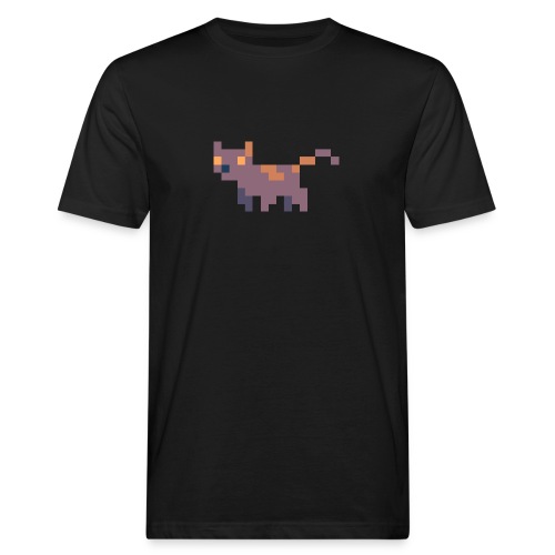 Pixel cat - Ekologisk T-shirt herr