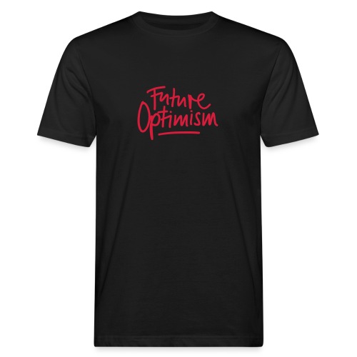 Future Optimism Red - Männer Bio-T-Shirt