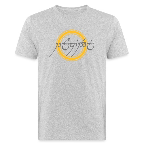 Tolkiendil en tengwar (écusson & dos) - T-shirt bio Homme