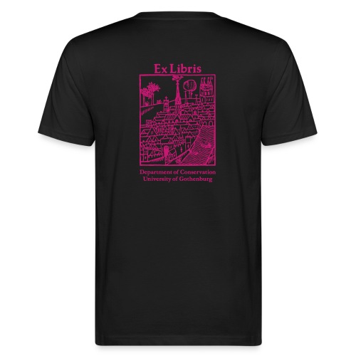 ExLibris Magenta - Ekologisk T-shirt herr