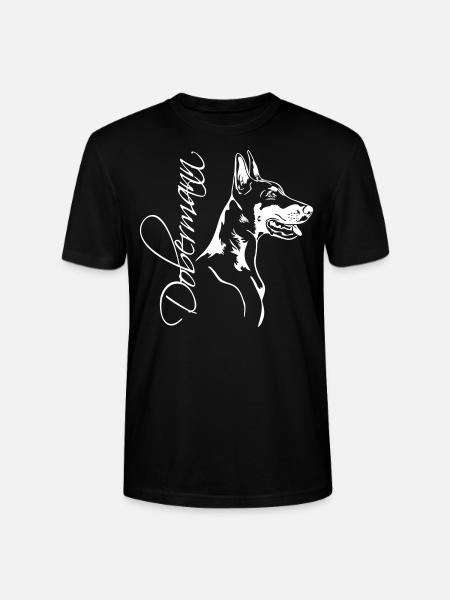 Doberman - Doberman Pinscher - Stanley/Stella CRAFTER Unisex Organic T-Shirt - black