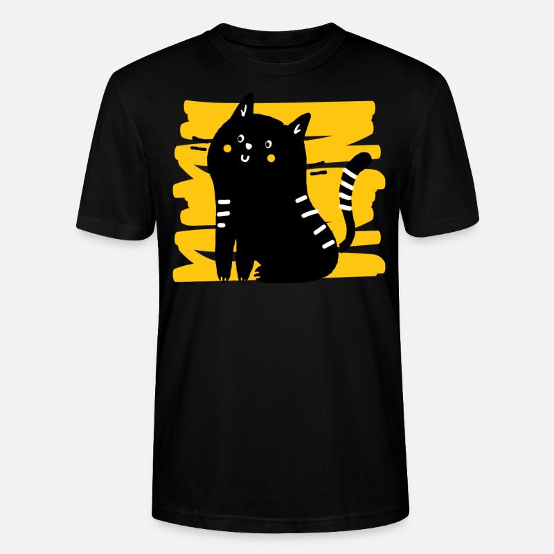 Kitty - Stanley/Stella Unisex Bio-T-Shirt CRAFTER - Schwarz