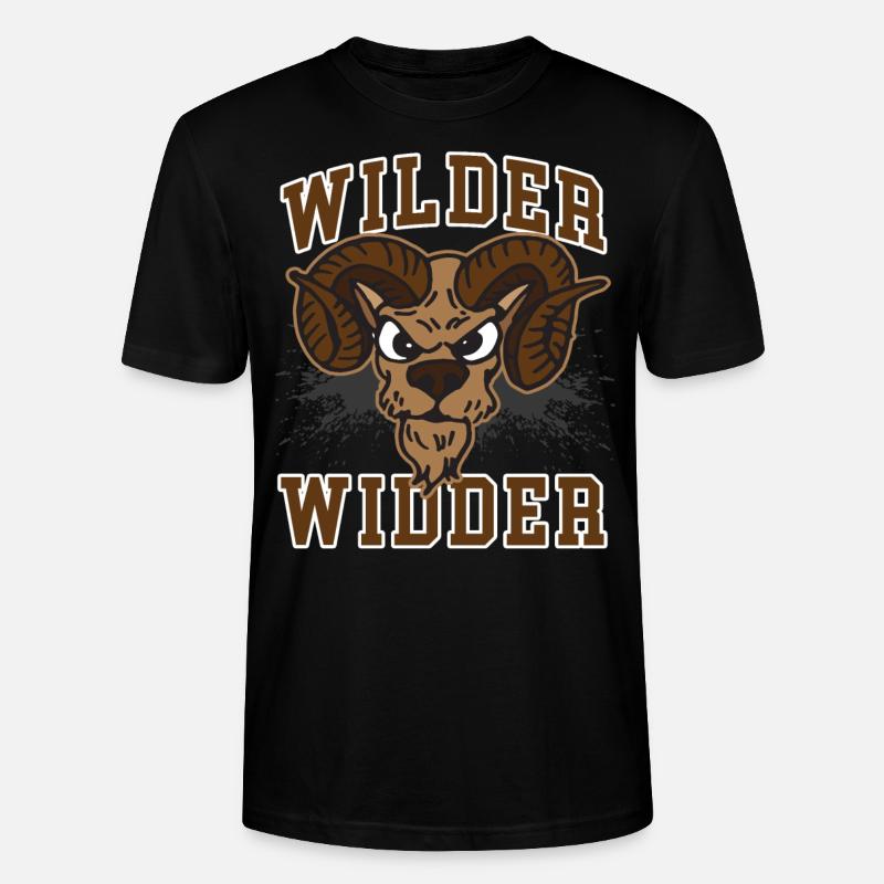 WILD WIDDER - Stanley/Stella CRAFTER Unisex Organic T-Shirt - black
