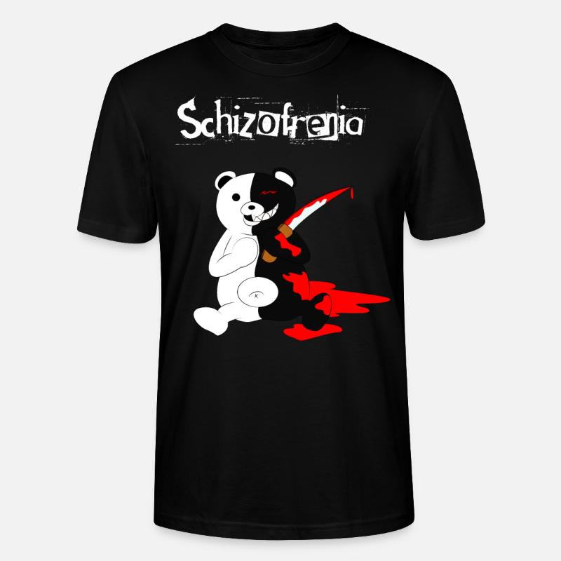 schizophrenia - Stanley/Stella CRAFTER Unisex Organic T-Shirt - black