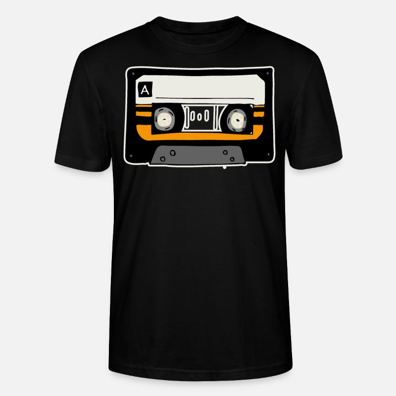 Cassette FOR SELF-WRITING - Stanley/Stella CRAFTER Unisex Organic T-Shirt - black