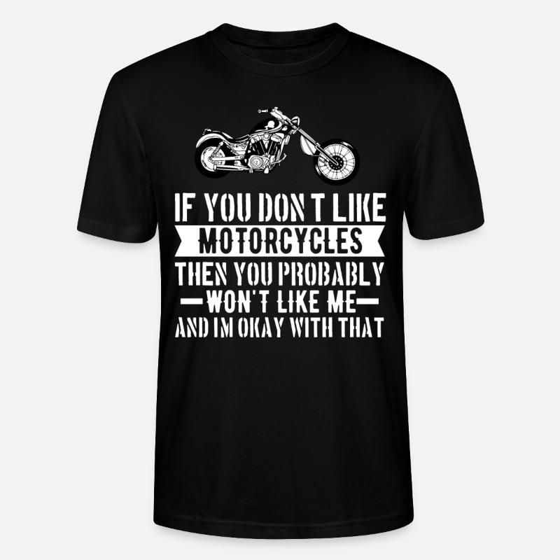 Biker - Stanley/Stella Unisex Bio-T-Shirt CRAFTER - Schwarz