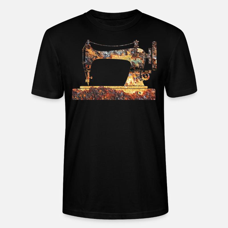 Machine à coudre - T-shirt bio CRAFTER Stanley Stella Unisexe - noir