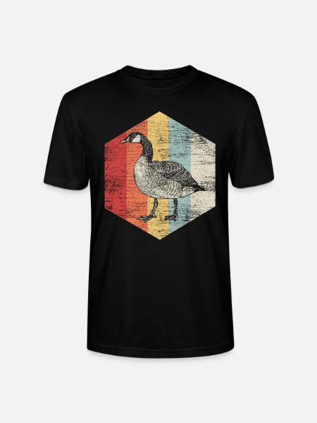 goose - Stanley/Stella CRAFTER Unisex Organic T-Shirt - black