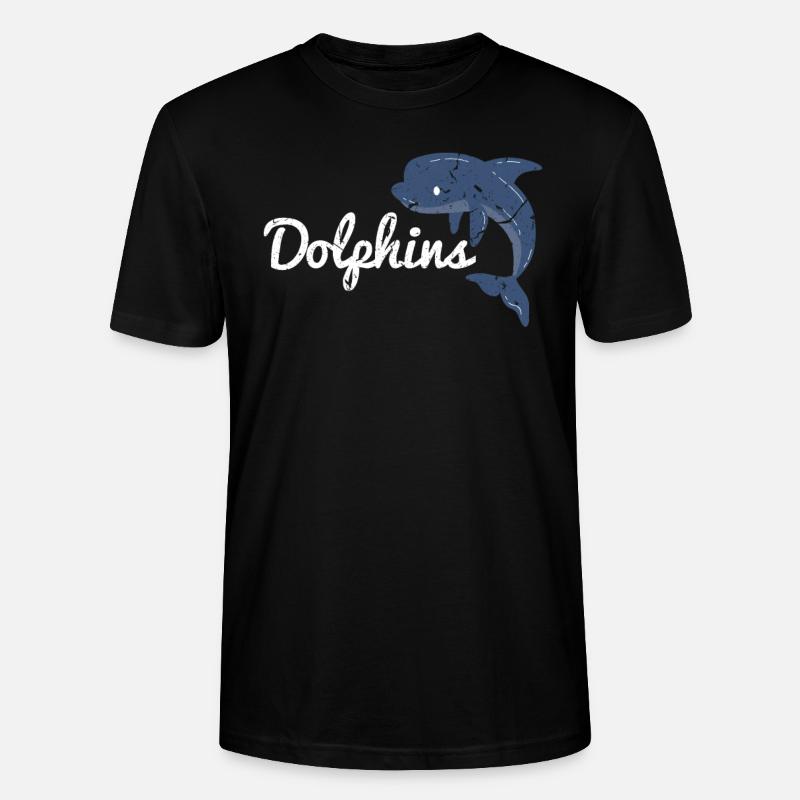 Delphin - Stanley/Stella Unisex Bio-T-Shirt CRAFTER - Schwarz