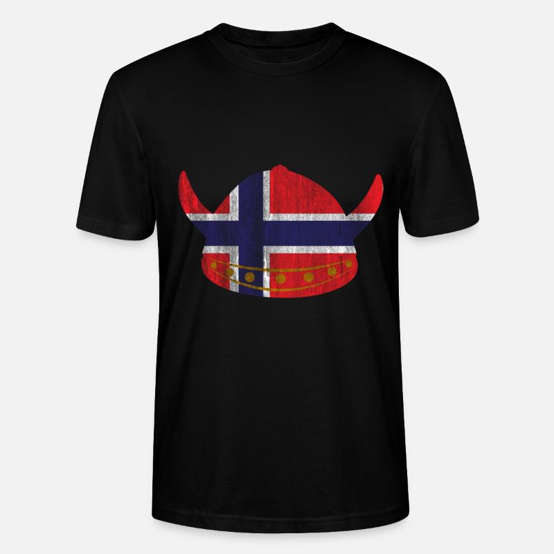 Norwegen Wikinger - Stanley/Stella Unisex Bio-T-Shirt CRAFTER - Schwarz