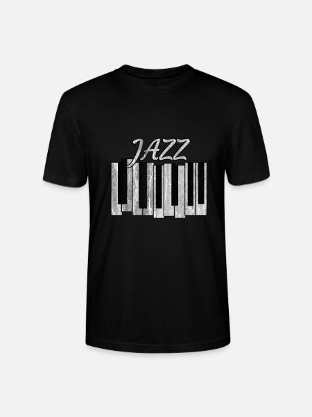 Jazz piano - T-shirt bio CRAFTER Stanley Stella Unisexe - noir