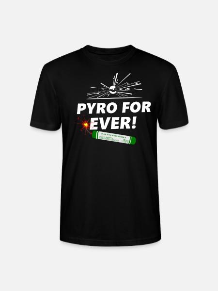 pyro for ever - Stanley/Stella CRAFTER Unisex Organic T-Shirt - black