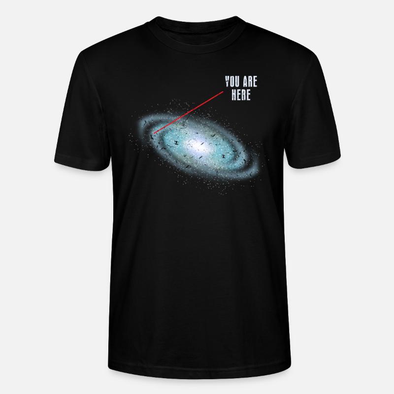 Astronomie Sonnensystem - Stanley/Stella Unisex Bio-T-Shirt CRAFTER - Schwarz