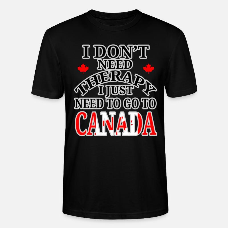 Temps d'arrêt du Canada - T-shirt bio CRAFTER Stanley Stella Unisexe - noir