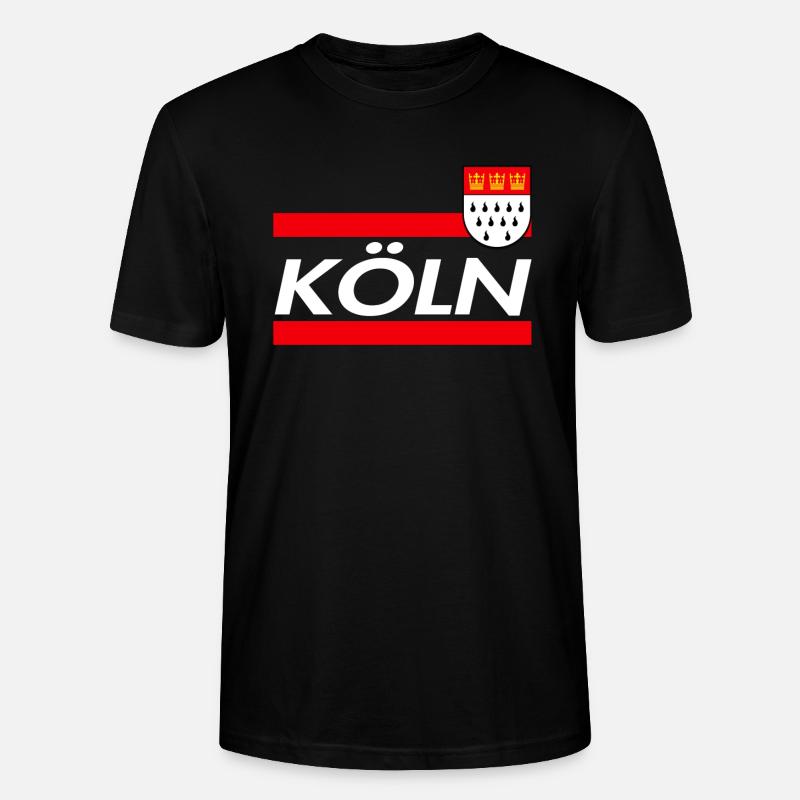 Köln - Stanley/Stella Unisex Bio-T-Shirt CRAFTER - Schwarz