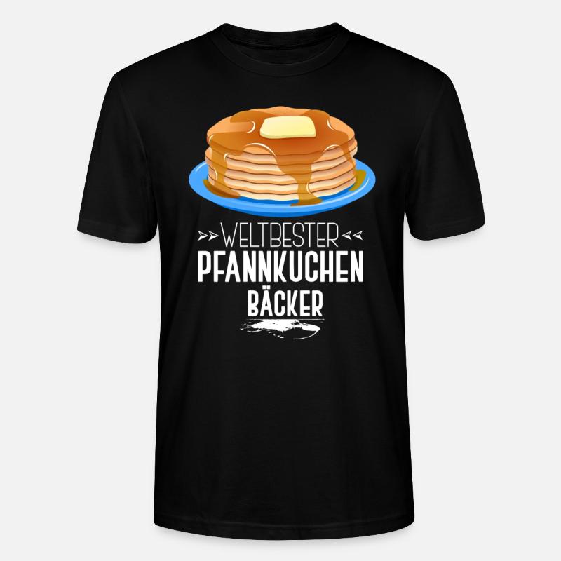 Pfannkuchen Bäcker - Stanley/Stella Unisex Bio-T-Shirt CRAFTER - Schwarz