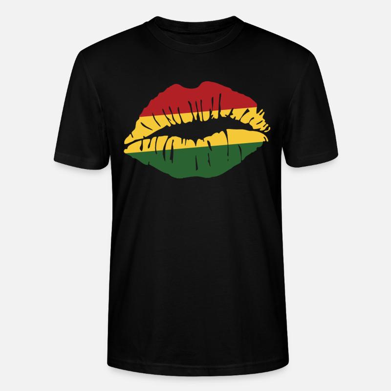 Reggae - Stanley/Stella Unisex Bio-T-Shirt CRAFTER - Schwarz