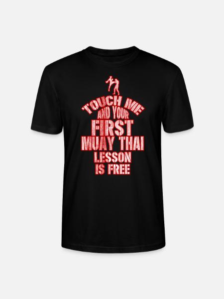 Muay Thai lessons - Stanley/Stella CRAFTER Unisex Organic T-Shirt - black