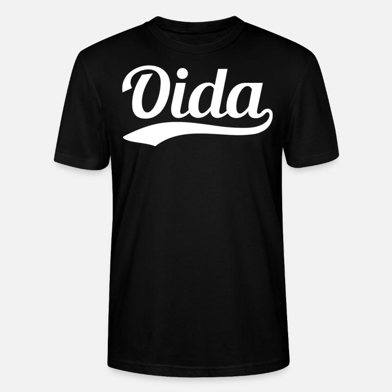 Oida Swoosh - Stanley/Stella Unisex Bio-T-Shirt CRAFTER - Schwarz