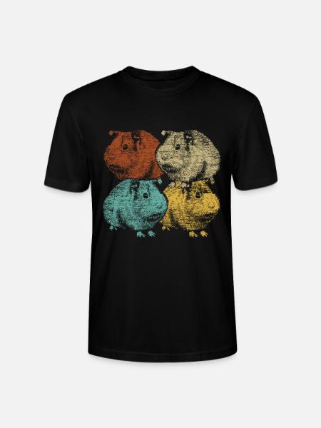 Guinea pig petting zoo - Stanley/Stella CRAFTER Unisex Organic T-Shirt - black