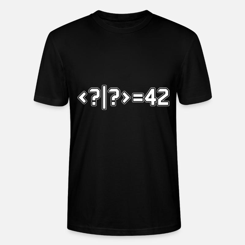 Physics Answer Universal - T-shirt bio CRAFTER Stanley Stella Unisexe - noir