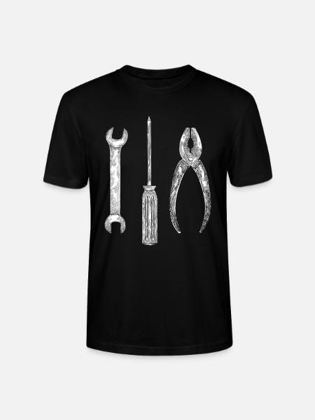 Craftsman tool - Stanley/Stella CRAFTER Unisex Organic T-Shirt - black