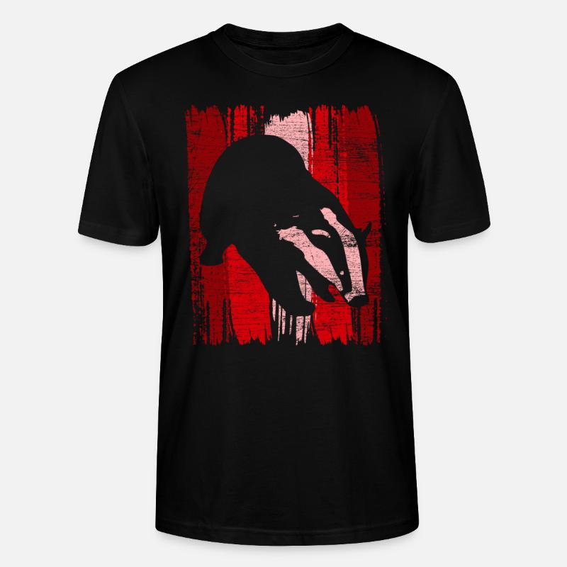 Dachs - Stanley/Stella Unisex Bio-T-Shirt CRAFTER - Schwarz
