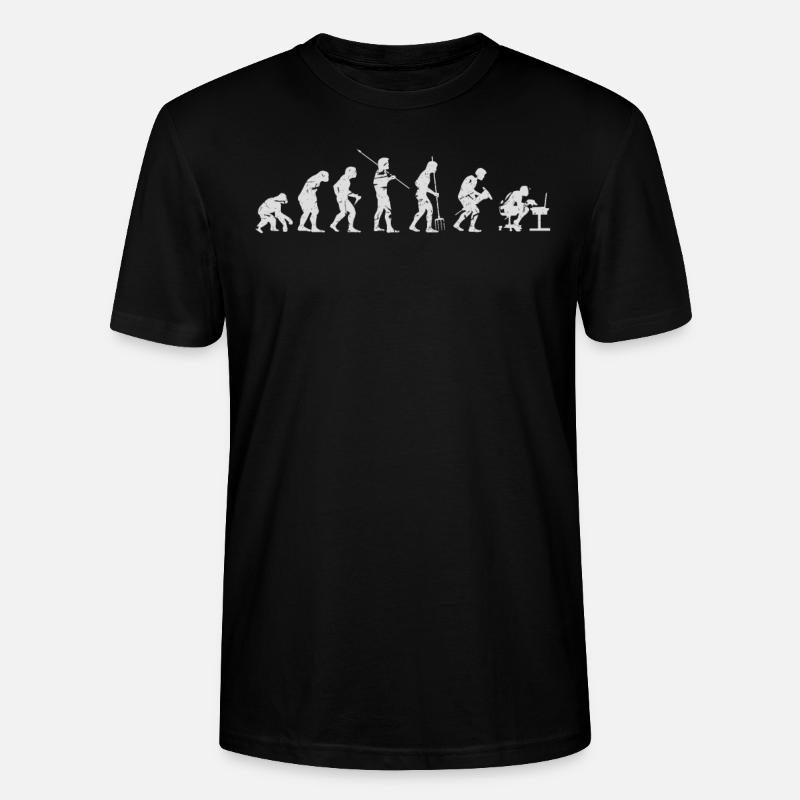 Evolution Informaticiens - T-shirt bio CRAFTER Stanley Stella Unisexe - noir
