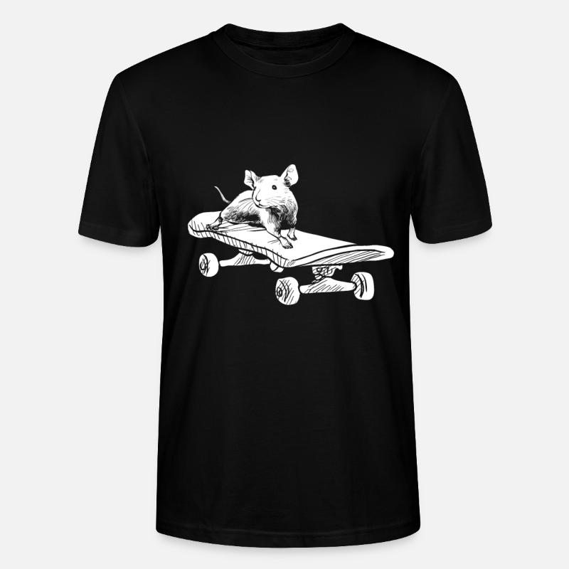 Planche à roulettes - T-shirt bio CRAFTER Stanley Stella Unisexe - noir