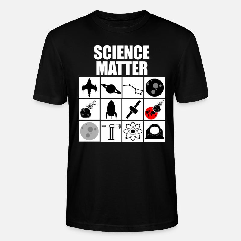 Science Technologie - T-shirt bio CRAFTER Stanley Stella Unisexe - noir