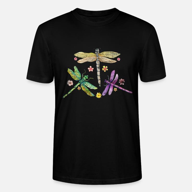 Libelle Räuber - Stanley/Stella Unisex Bio-T-Shirt CRAFTER - Schwarz