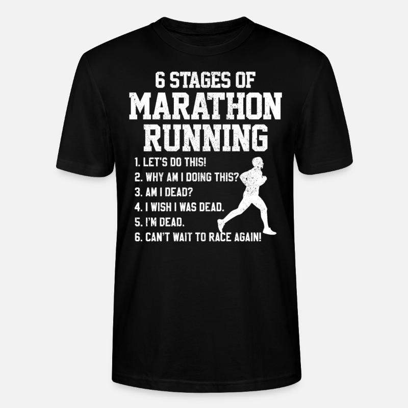 marathon - T-shirt bio CRAFTER Stanley Stella Unisexe - noir